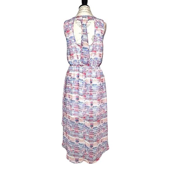 Umgee | Women | Pastel Abstract High Low Breezy Summer Shift Dress | Size Large - Picture 2 of 10
